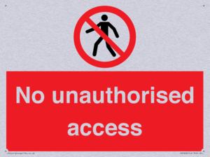 No unauthorised access